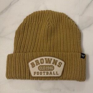 Cleveland Browns '47 Brand Retro Ribbed Knit Beanie Hat